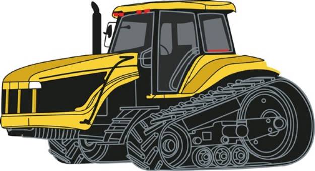 Picture of Hi Track Tractor SVG File