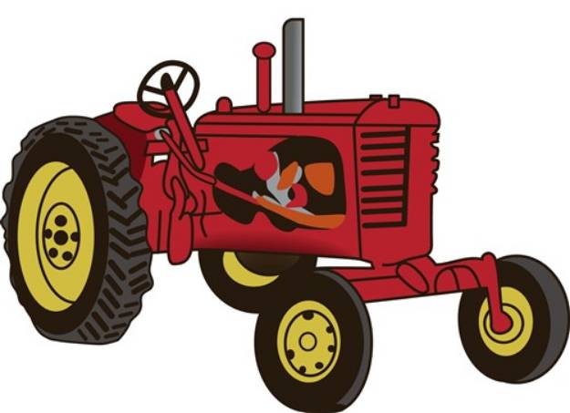 Picture of Classic Tractor SVG File