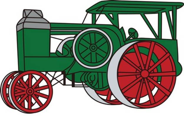 Picture of Pulling Tractor SVG File