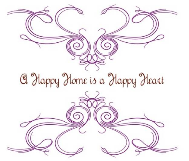 Picture of A Happy Home SVG File