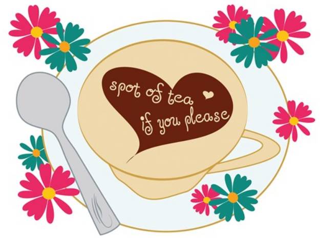 Picture of Spot Of Tea SVG File