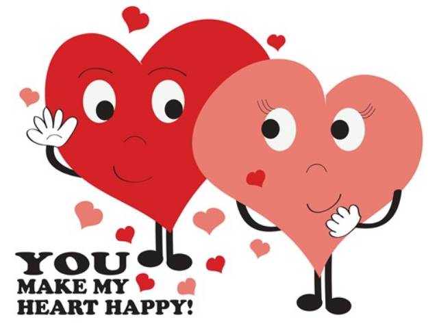 Picture of Heart Happy SVG File