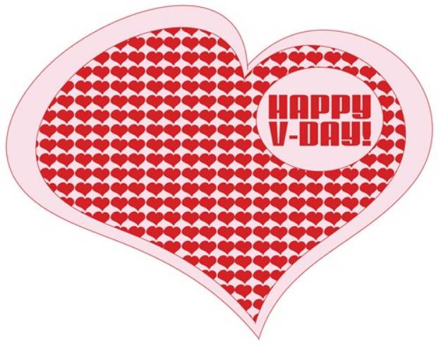 Picture of Happy V-Day SVG File