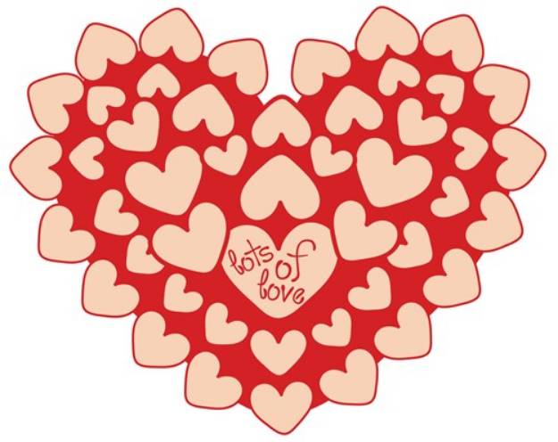 Picture of Lots Of Love SVG File