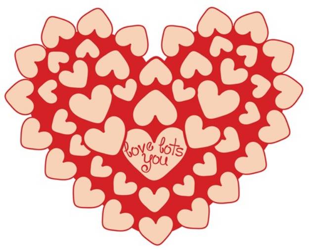 Picture of Love You Lots SVG File