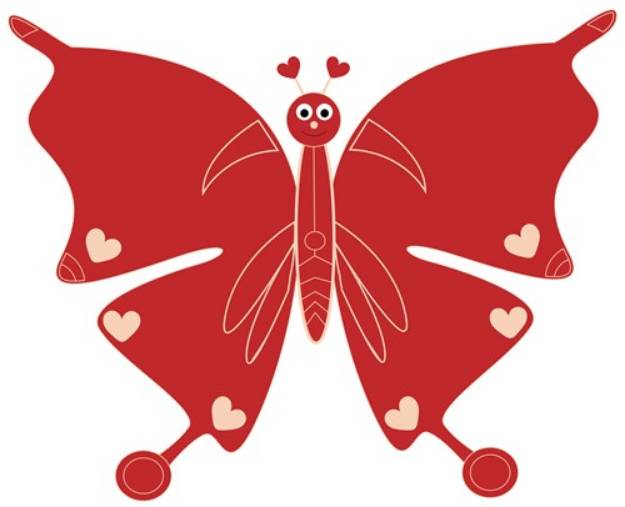 Picture of Valentine Butterfly SVG File