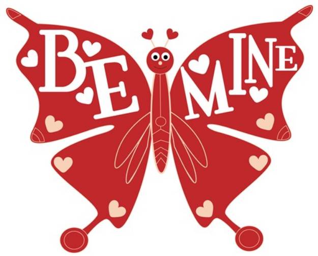 Picture of Be Mine Butterfly SVG File