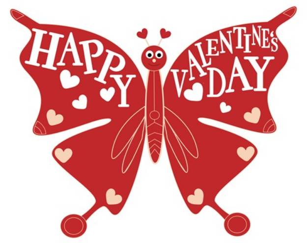 Picture of Happy Valentines Day SVG File