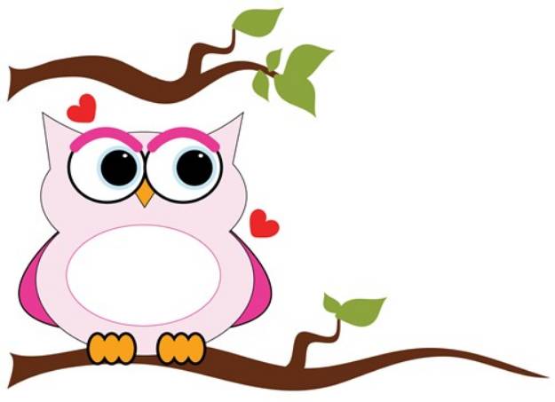 Picture of Love Owl SVG File