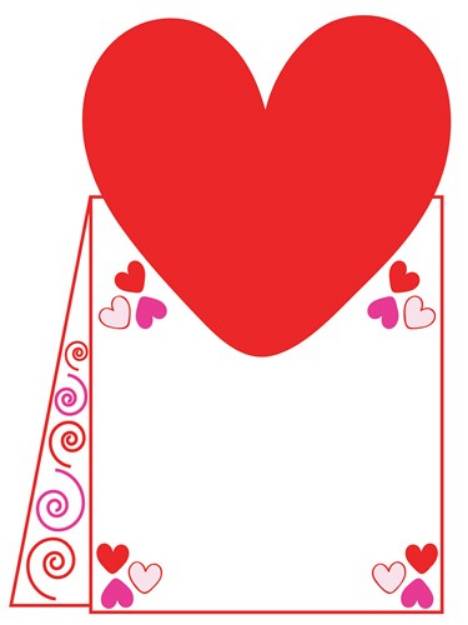 Picture of Valentine Card SVG File