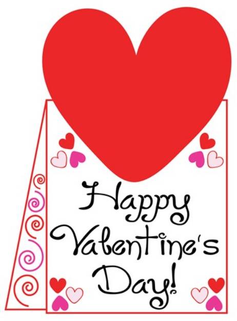 Picture of Happy Valentines Day SVG File