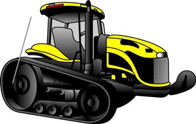 Picture of High Track Tractor SVG File
