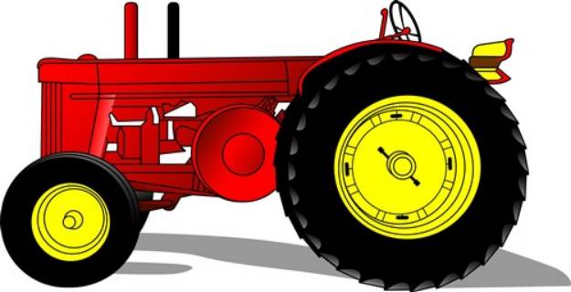Picture of Classic Tractor SVG File