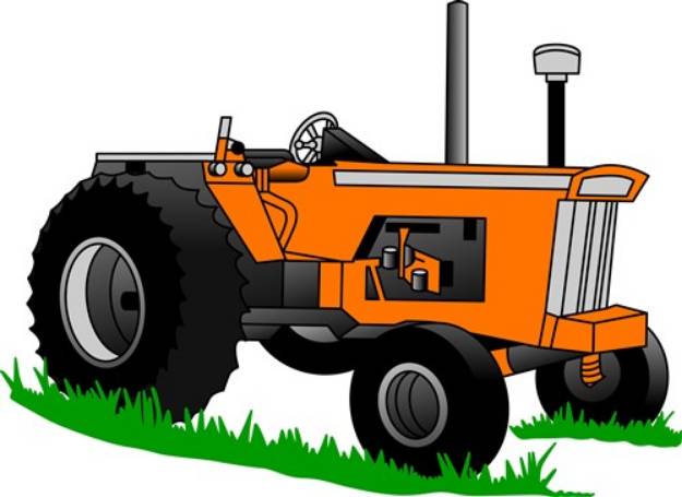 Picture of Classic Farm Tractor SVG File