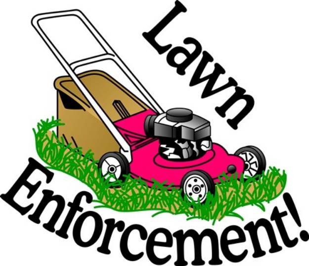 Picture of Lawn Enforcement SVG File