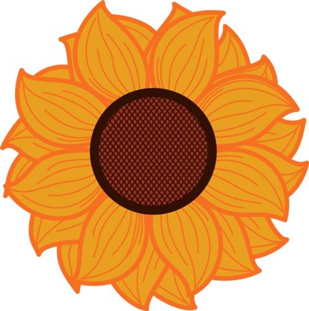 Picture of Sunflower Petal SVG File