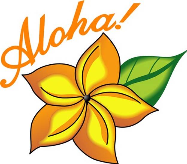 Picture of Aloha SVG File