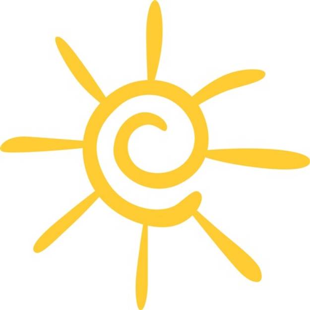 Picture of Abstract Sunshine SVG File