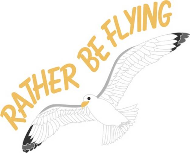 Picture of Rather Be Flying SVG File