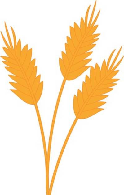 Picture of Wheat Stalk SVG File