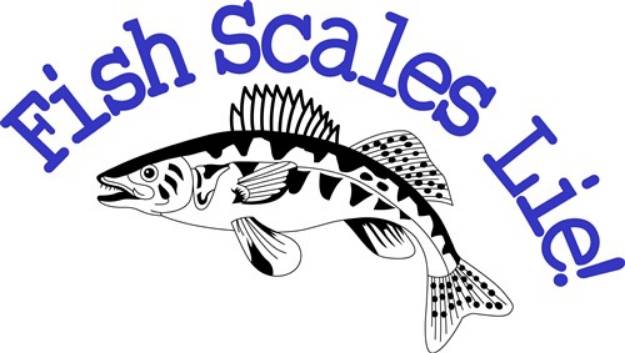 Picture of Fish Scales Lie SVG File