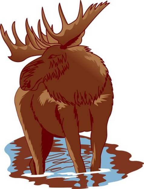 Picture of Moose SVG File