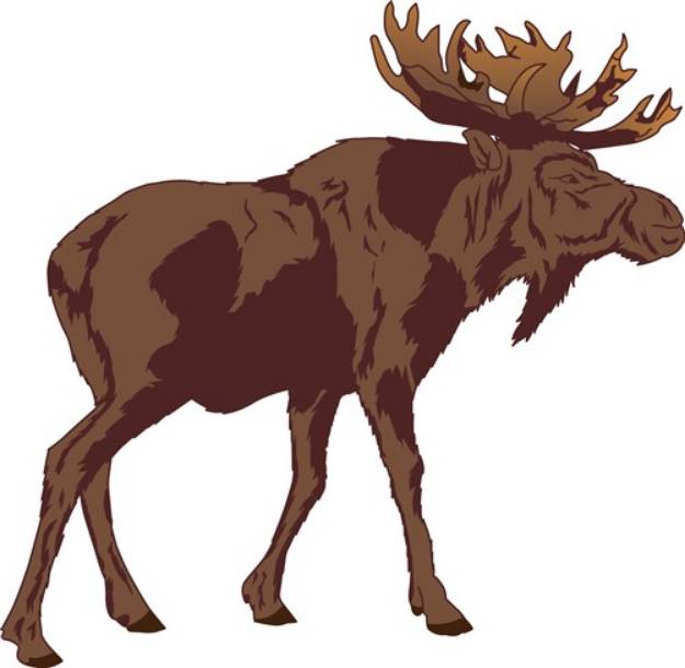 Picture of Moose SVG File