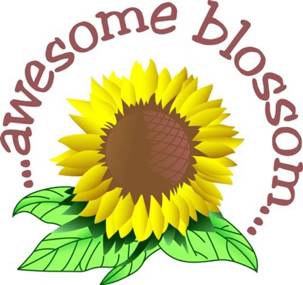 Picture of Awesome Blossom SVG File