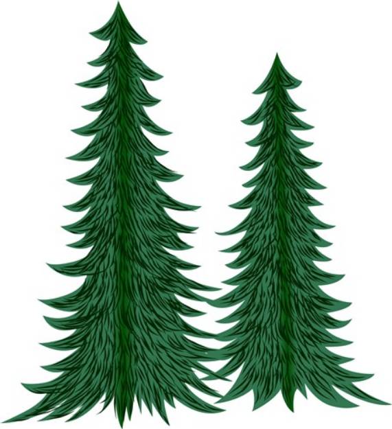 Picture of Trees SVG File