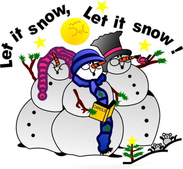 Picture of Let it Snow! SVG File
