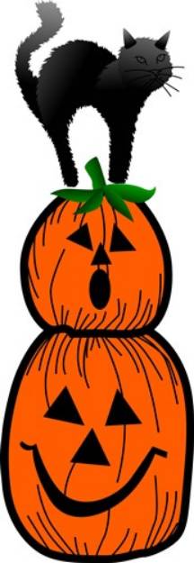 Picture of Pumpkin Applique SVG File
