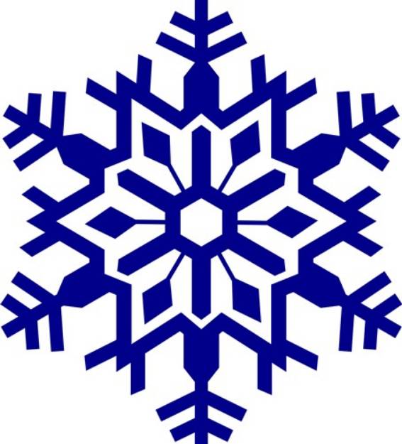 Picture of Snowflake SVG File