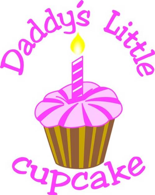 Picture of Daddys Cupcake SVG File