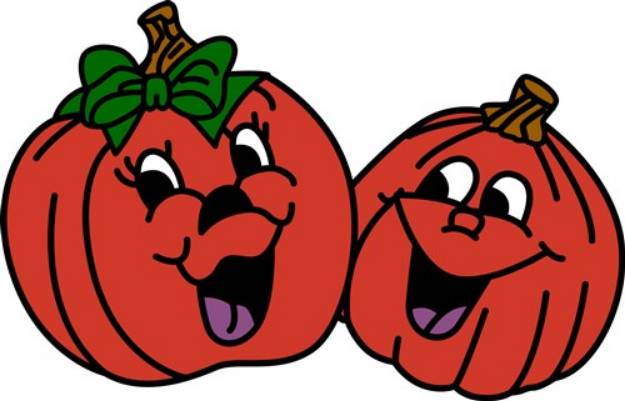 Picture of Happy Pumpkins SVG File