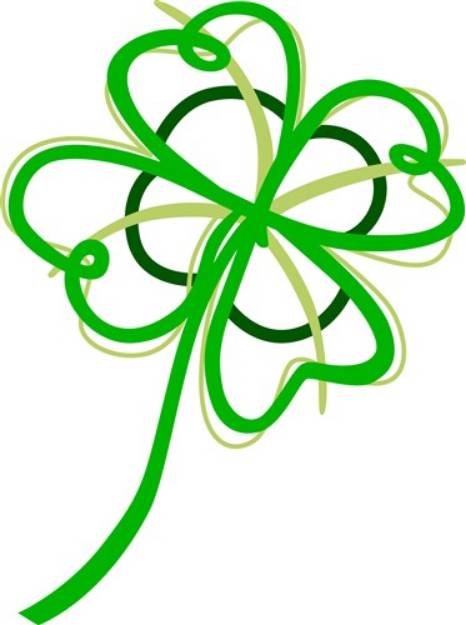 Picture of Abstract Shamrock SVG File