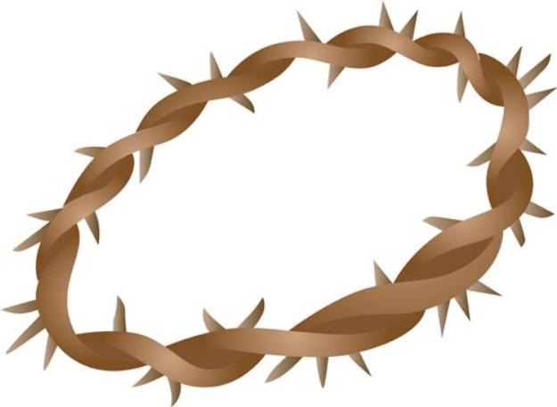 Picture of Crown of Thorns SVG File