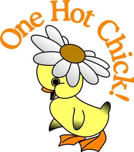 Picture of One Hot Chick SVG File