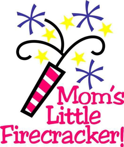 Picture of Moms Little Firecracker SVG File