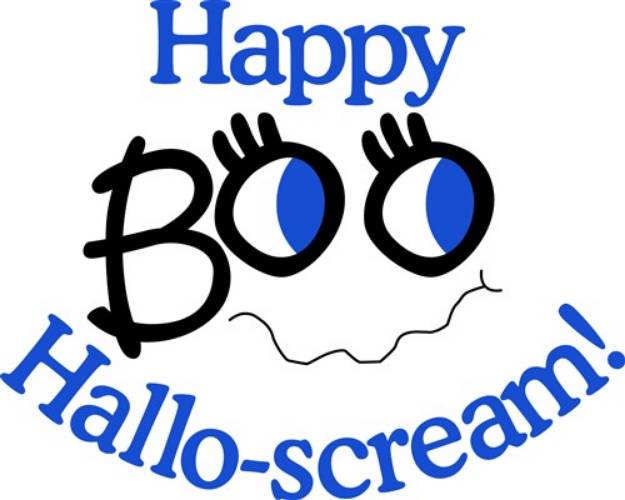 Picture of Happy Hallo-scream! SVG File