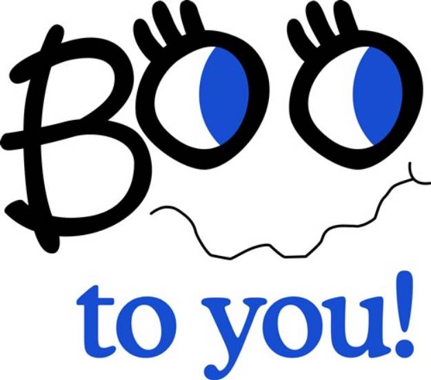Picture of Boo To You SVG File