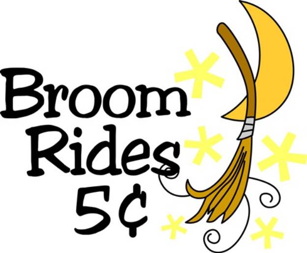 Picture of Broom Rides SVG File