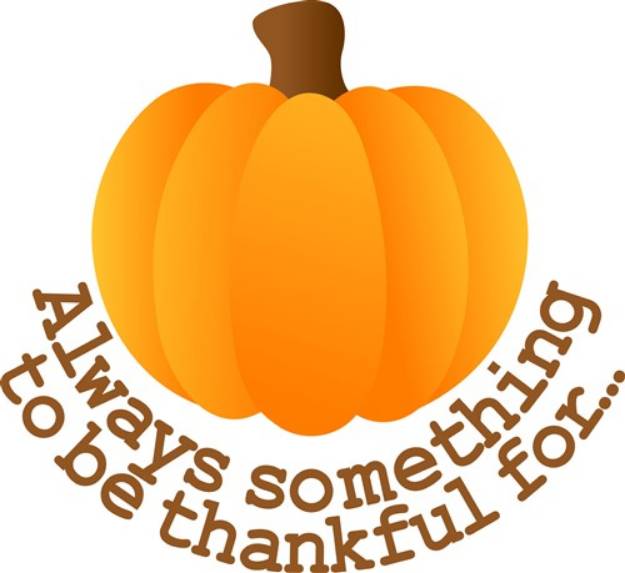 Picture of Thanksgiving Pumpkin SVG File
