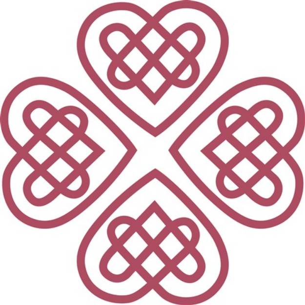 Picture of Celtic Hearts SVG File