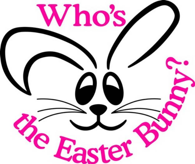 Picture of Whos The Easter Bunny SVG File