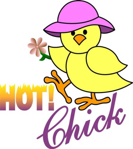 Picture of Hot Chick SVG File