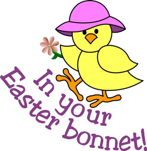 Picture of Easter Bonnet SVG File