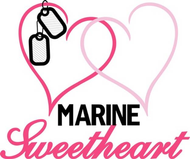 Picture of Marine Sweetheart SVG File