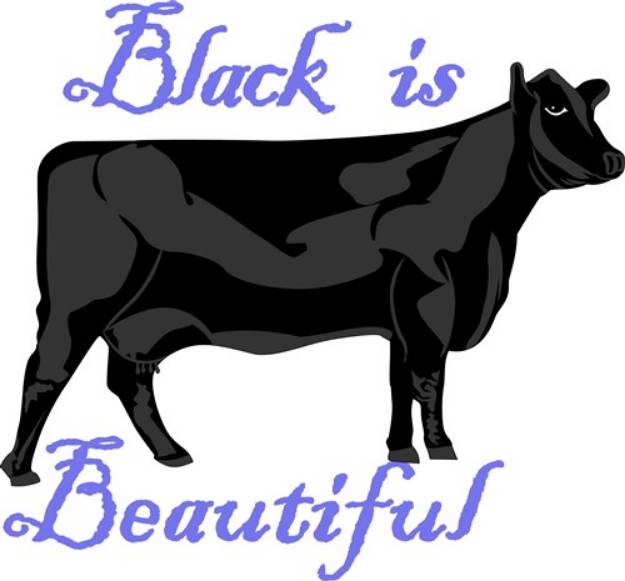 Picture of Black is Beautiful SVG File