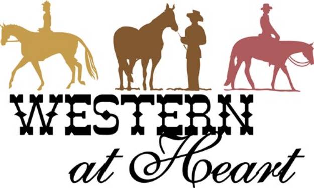 Picture of Western at Heart SVG File