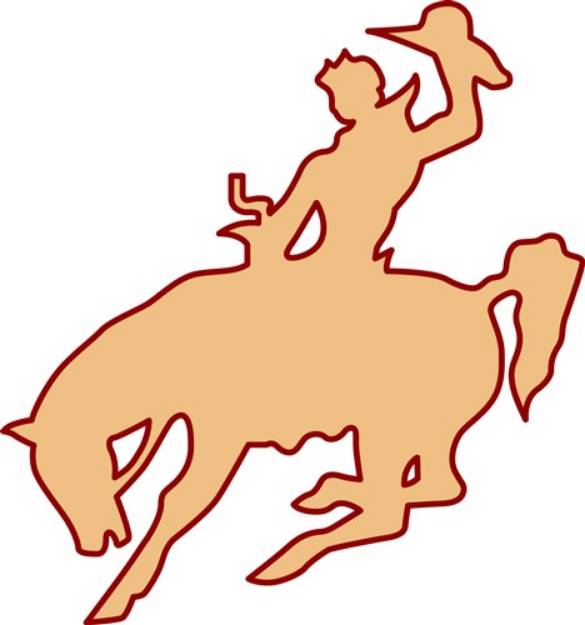 Picture of Horse and Rider SVG File